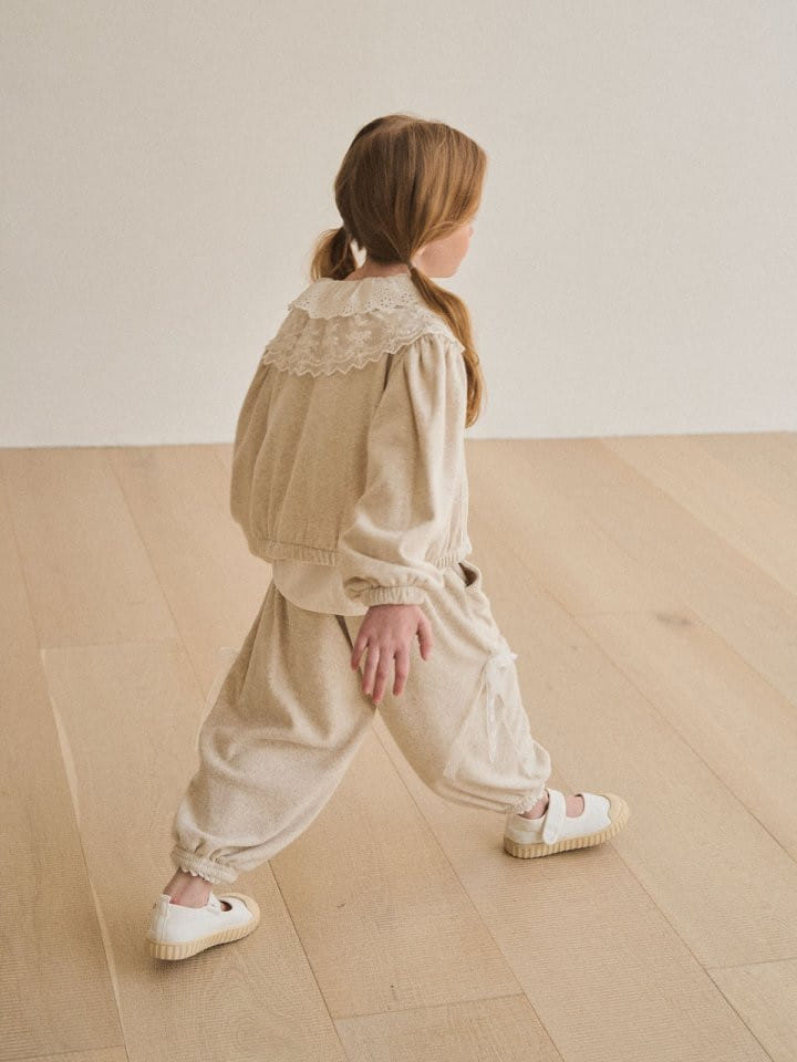 Lolobole - Korean Children Fashion - #fashionkids - Terry Lace Pants - 7