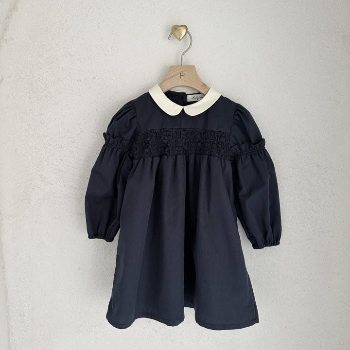 Lolobole - Korean Children Fashion - #fashionkids - Hepburn Smoke One-Piece