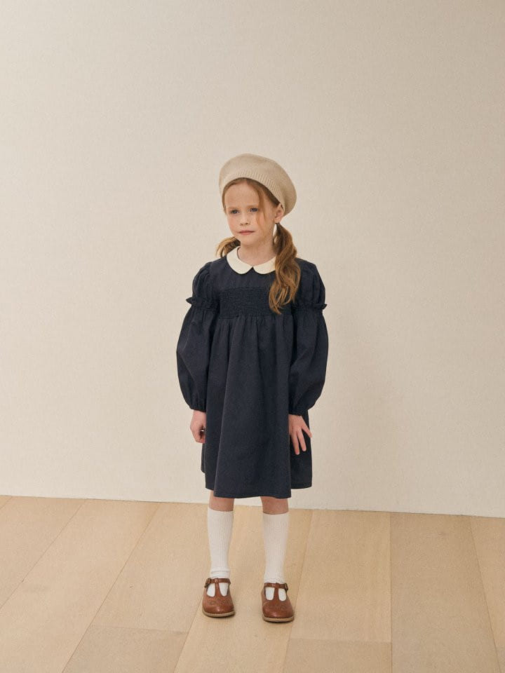 Lolobole - Korean Children Fashion - #kidsshorts - Hepburn Smoke One-Piece - 2