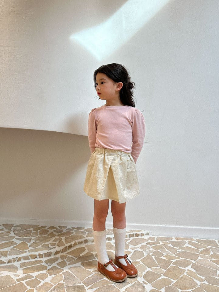 Lolobole - Korean Children Fashion - #kidsstore - Connected Wrinkle Skirt - 10