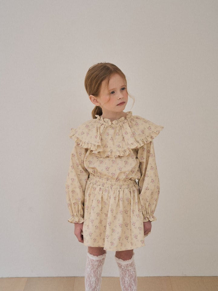 Lolobole - Korean Children Fashion - #Kfashion4kids - Rose Cape Blouse - 4