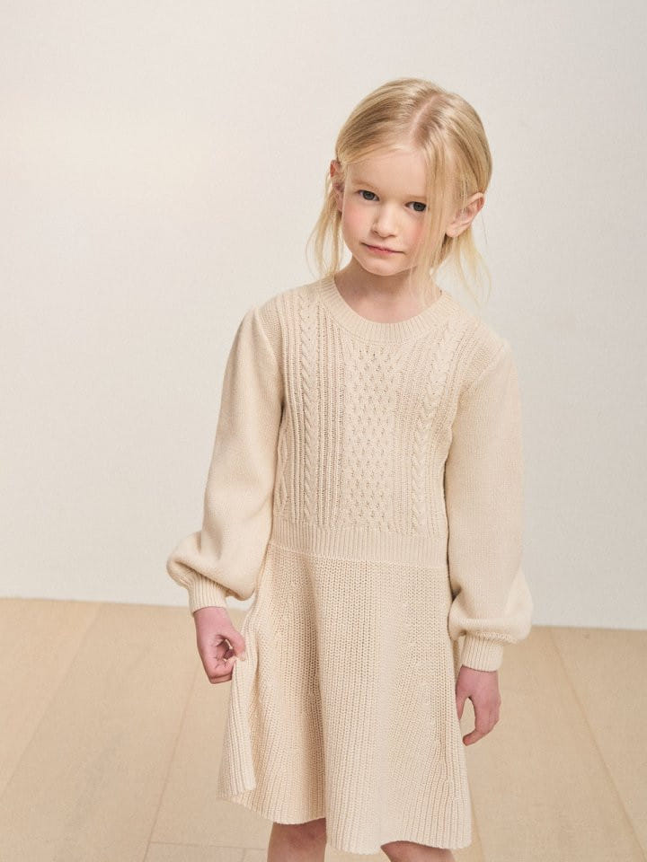 Lolobole - Korean Children Fashion - #magicofchildhood - Twiddle Knit One-Piece - 8