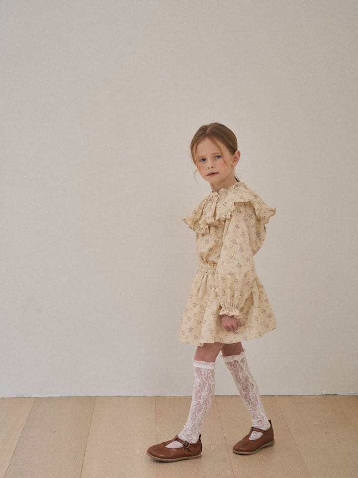 Lolobole - Korean Children Fashion - #magicofchildhood - Rose Cape Blouse - 5