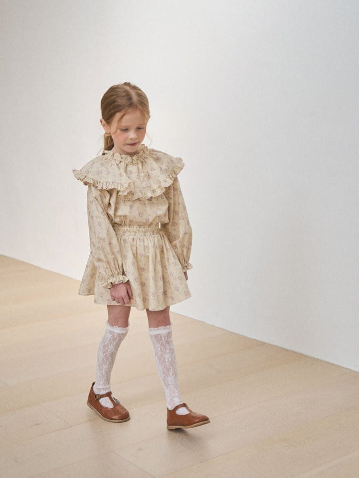 Lolobole - Korean Children Fashion - #stylishchildhood - Rose Frill Skirt - 9