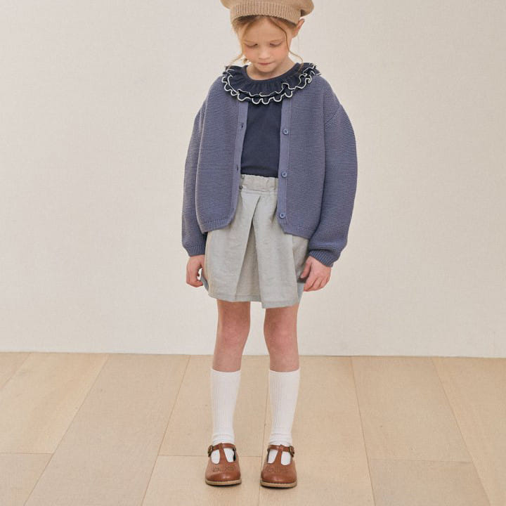 Lolobole - Korean Children Fashion - #todddlerfashion - Connected Wrinkle Skirt