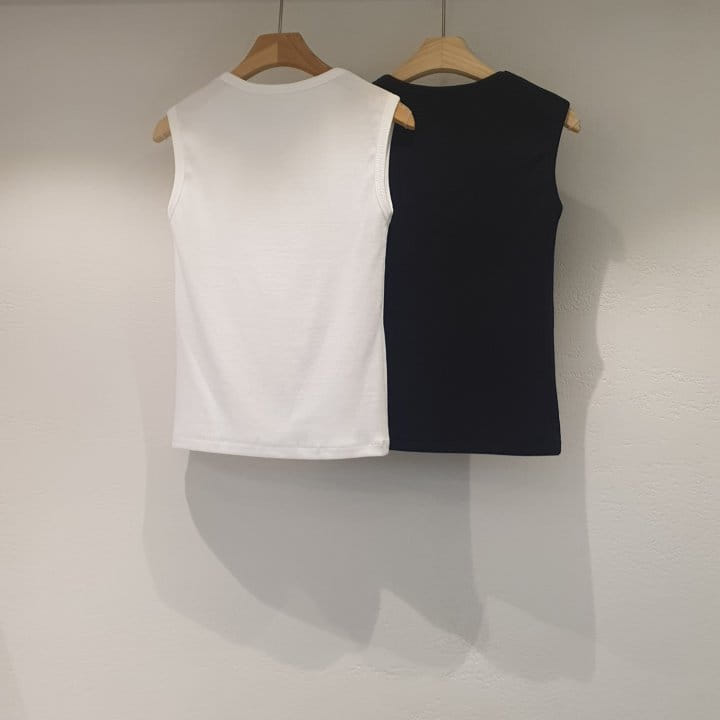 Lowell - Korean Women Fashion - #momslook - Tencel Rib Sleeveless  - 5