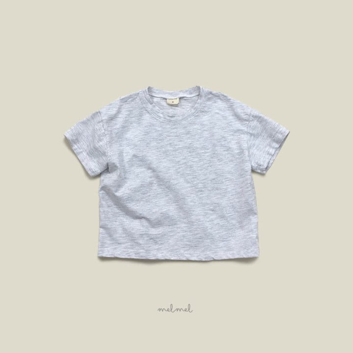 Melmel - Korean Children Fashion - #fashionkids - Washing Short Sleeve Tee - 4