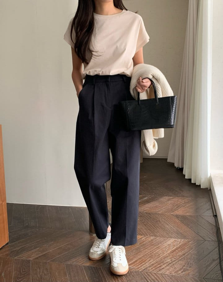 Moani - Korean Women Fashion - #momslook - C Pintuck Chino Pants - 2