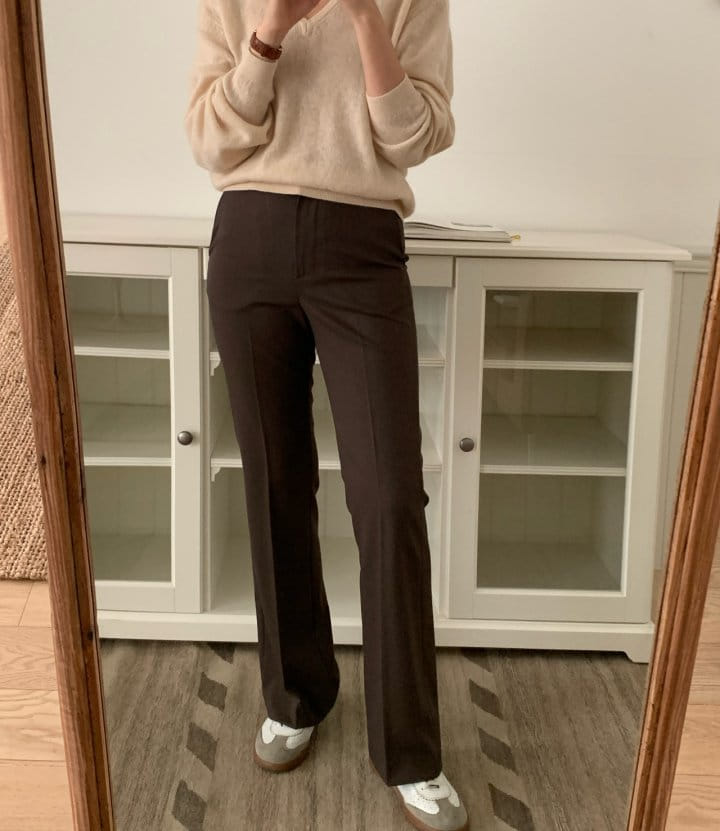 Moani - Korean Women Fashion - #pursuepretty - Kelly Semi Flared Slacks