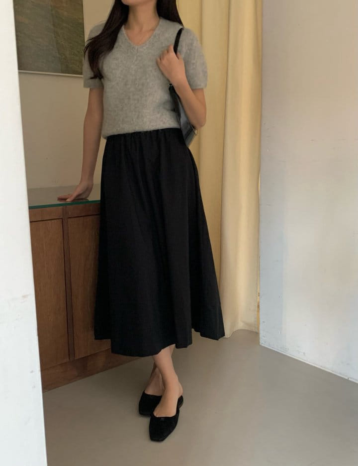 Moani - Korean Women Fashion - #pursuepretty - Volume C Shirring Skirt - 4