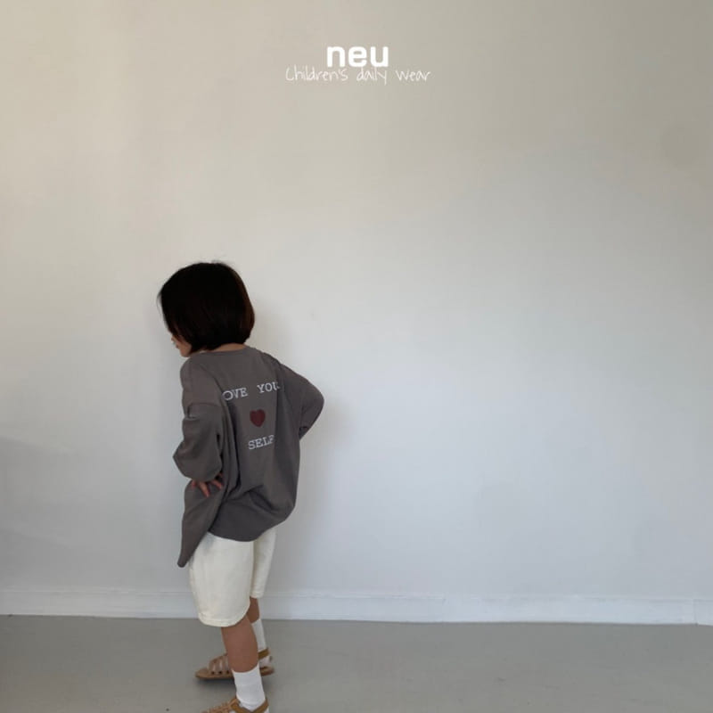 Neu - Korean Children Fashion - #Kfashion4kids - Half Moon Terry Pants - 8