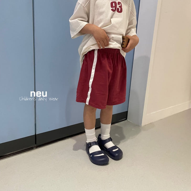 Neu - Korean Children Fashion - #designkidswear - Color Tape Pants - 7