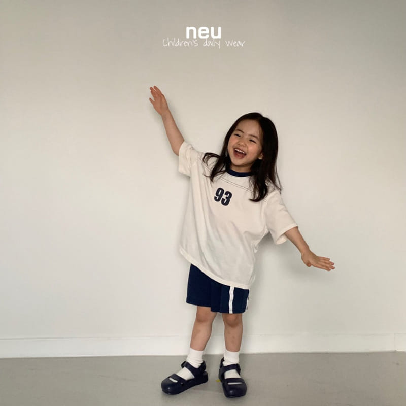 Neu - Korean Children Fashion - #designkidswear - 93 Block Tee - 2