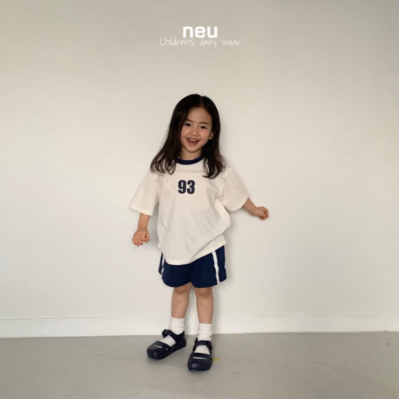 Neu - Korean Children Fashion - #discoveringself - 93 Block Tee - 3