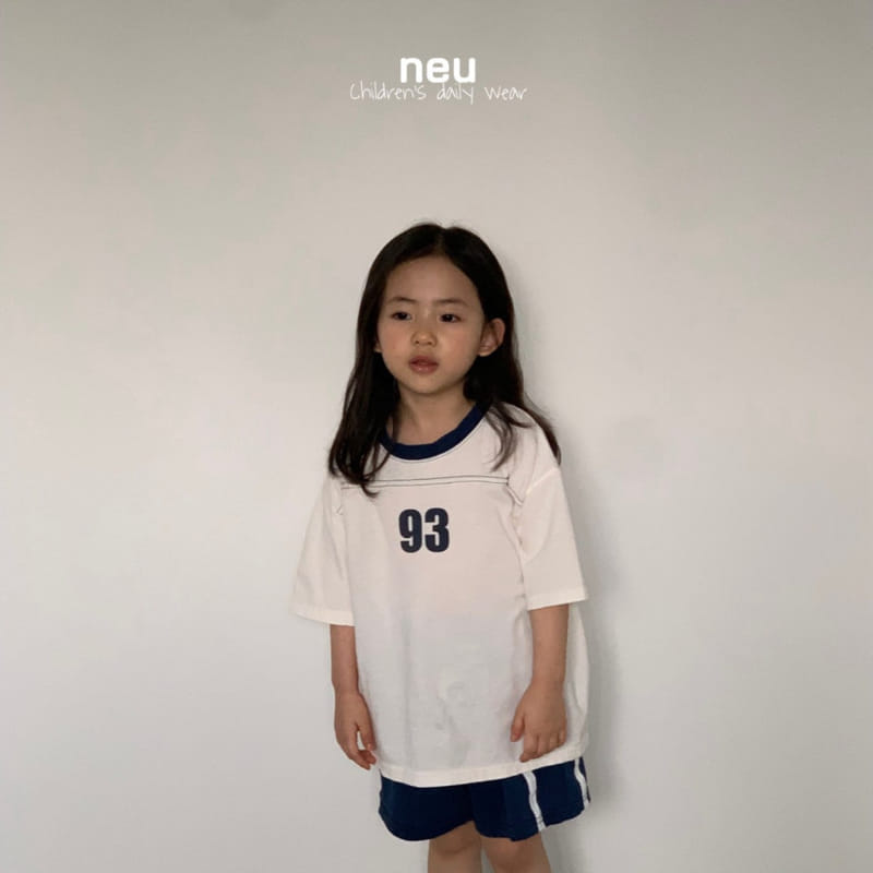 Neu - Korean Children Fashion - #kidsstore - 93 Block Tee - 6