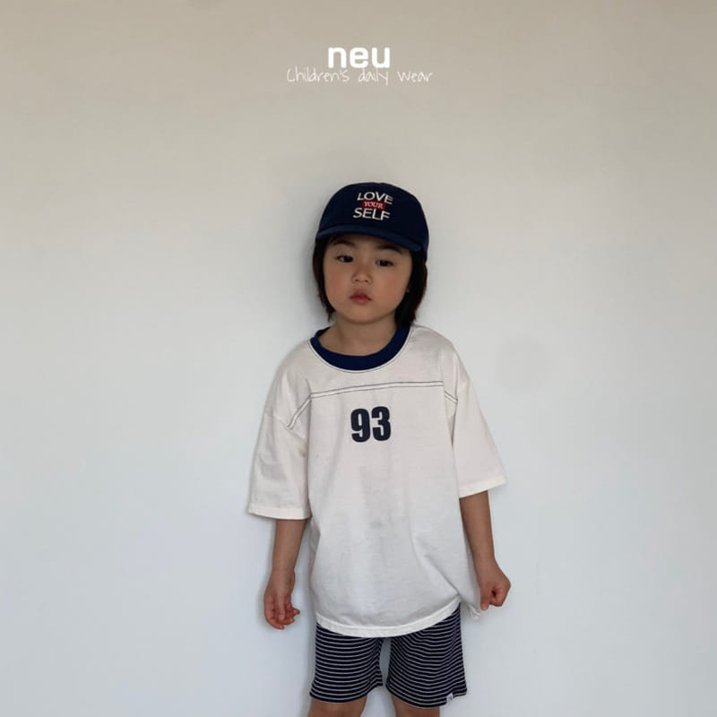 Neu - Korean Children Fashion - #kidzfashiontrend - 93 Block Tee - 7