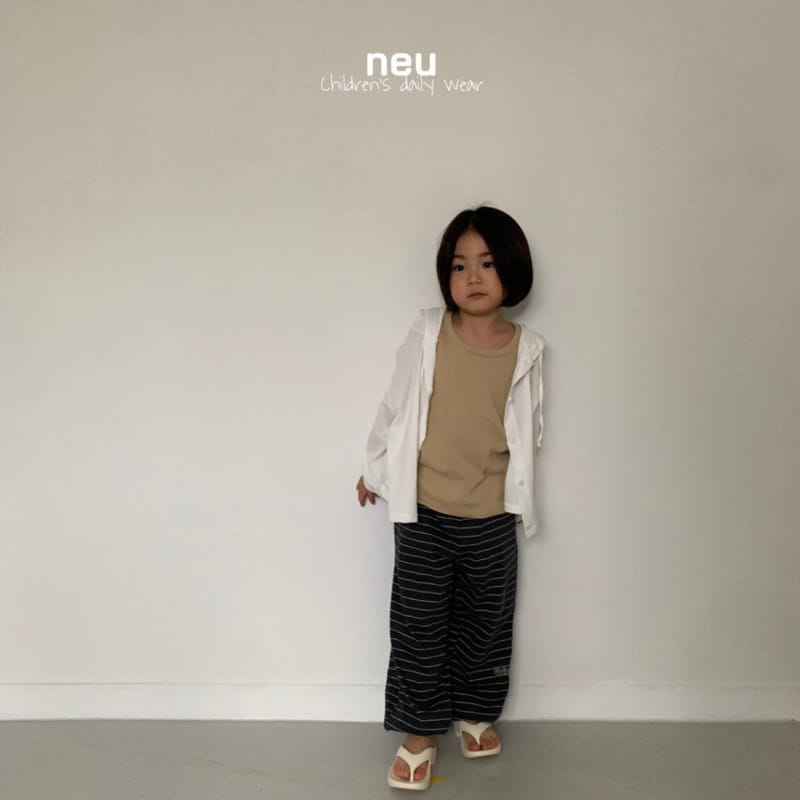 Neu - Korean Children Fashion - #minifashionista - Rib Sleeveless Tee - 7