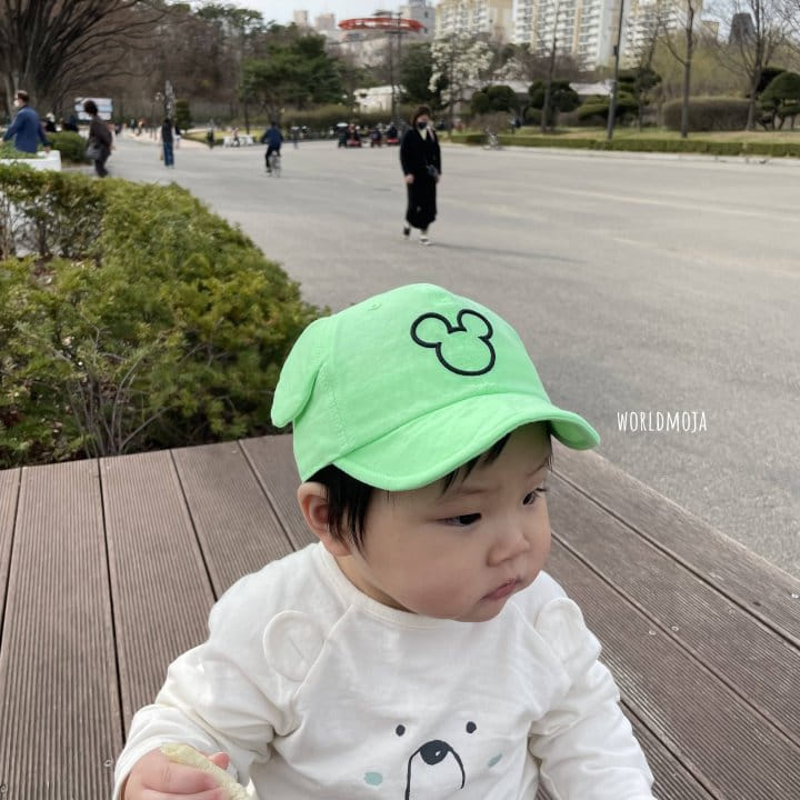 New World - Korean Baby Fashion - #onlinebabyboutique - Neon Mouse Yamche Hat - 4