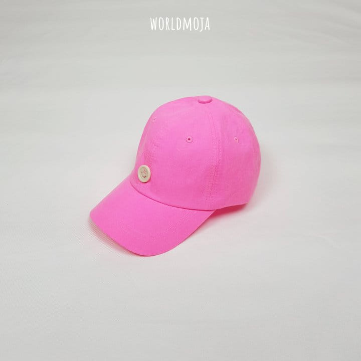 New World - Korean Children Fashion - #childofig - Neon Smile Button Ball Cap - 4