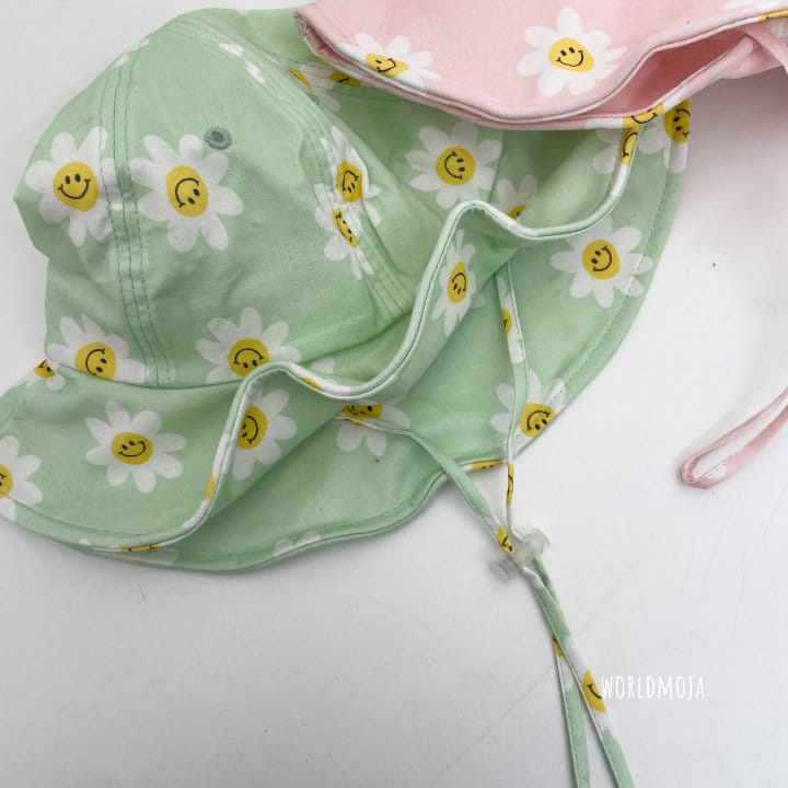 New World - Korean Children Fashion - #todddlerfashion - Smile Flower Bucket Hat - 6