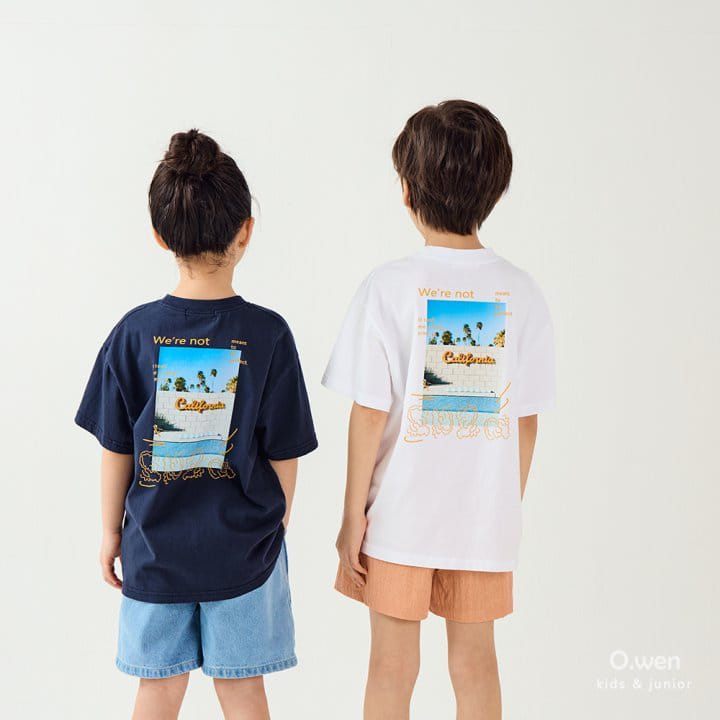 O Wen - Korean Children Fashion - #childofig - California Short Sleeve Tee