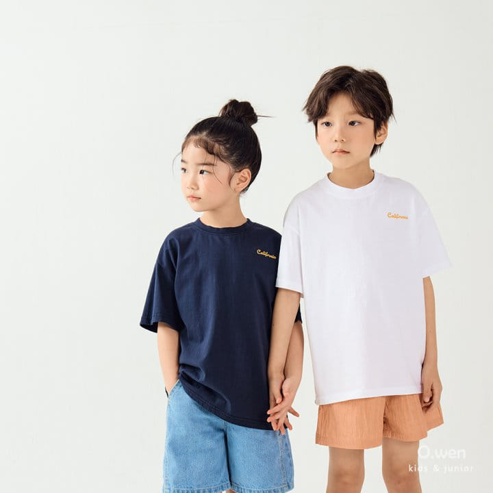 O Wen - Korean Children Fashion - #designkidswear - California Short Sleeve Tee - 3