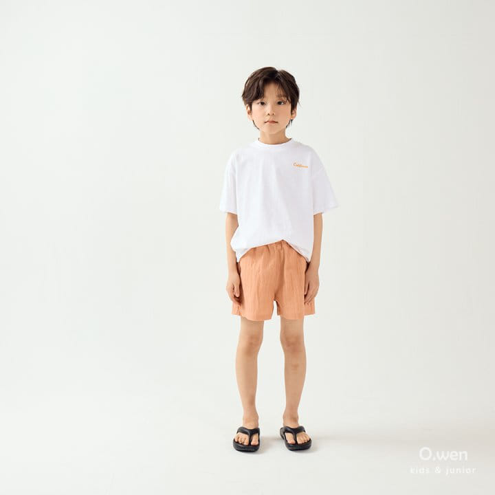 O Wen - Korean Children Fashion - #kidsstore - California Short Sleeve Tee - 7