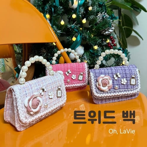 Oh-lavie - Korean Baby Fashion - #babyboutiqueclothing - Tweed Bag