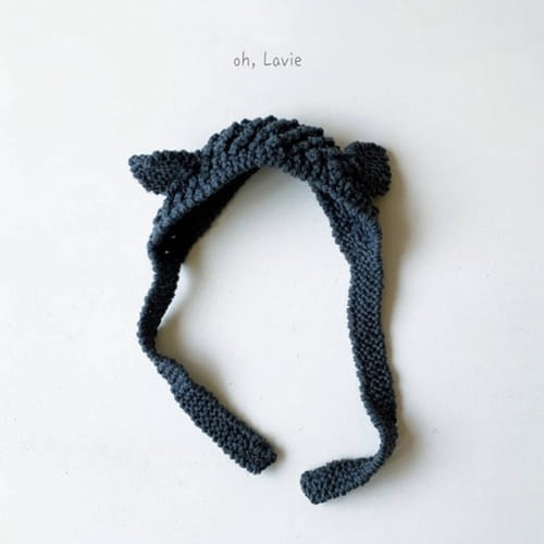 Oh-lavie - Korean Baby Fashion - #babyootd - Cat Knit Ear Muffler