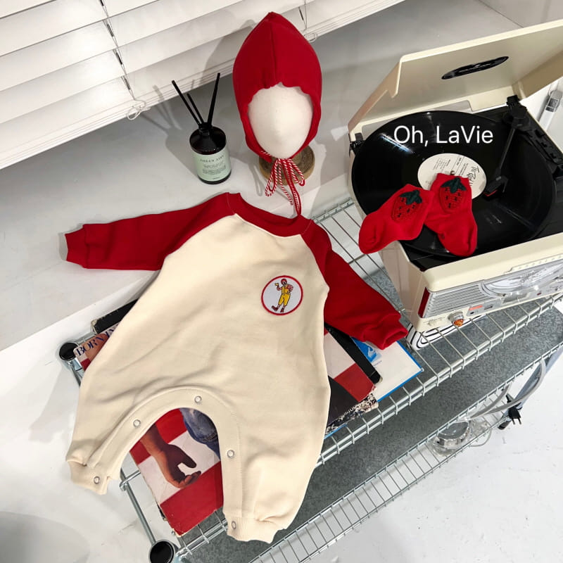 Oh lavie - Korean Baby Fashion - #babywear - M Donald Body Suit Set