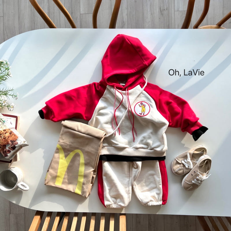 Oh lavie - Korean Children Fashion - #designkidswear - M Donald Hoody Top Bottom Set Junior - 9