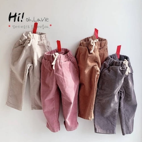 Oh-lavie - Korean Children Fashion - #discoveringself - Rib Pants