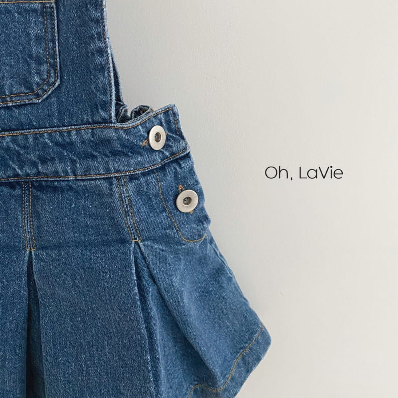 Oh lavie - Korean Children Fashion - #fashionkids - Denim Dungarees Tennis Junior Skirt - 6