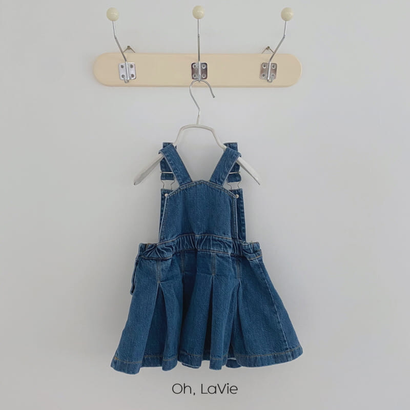 Oh lavie - Korean Children Fashion - #kidzfashiontrend - Denim Dungarees Tennis Junior Skirt - 9