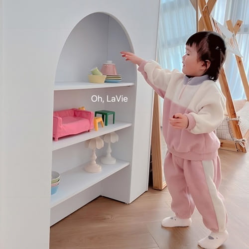 Oh-lavie - Korean Children Fashion - #minifashionista - Cotton Candy Fleece Top Bottom Set