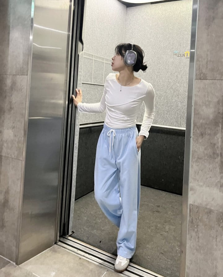 One the woman - Korean Women Fashion - #thatsdarling - Pang Pang Banding Pants - 8