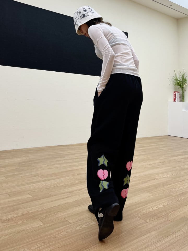 One the woman - Korean Women Fashion - #thelittlethings - Star Wide Pants - 7