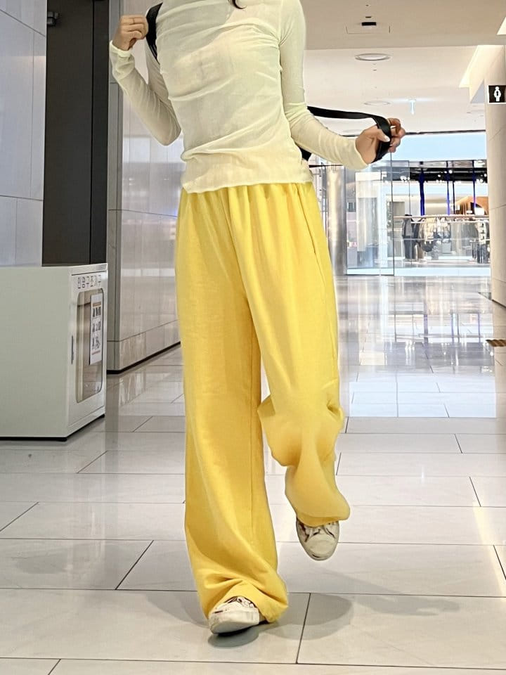 One the woman - Korean Women Fashion - #vintageinspired - Pang Pang Banding Pants - 2