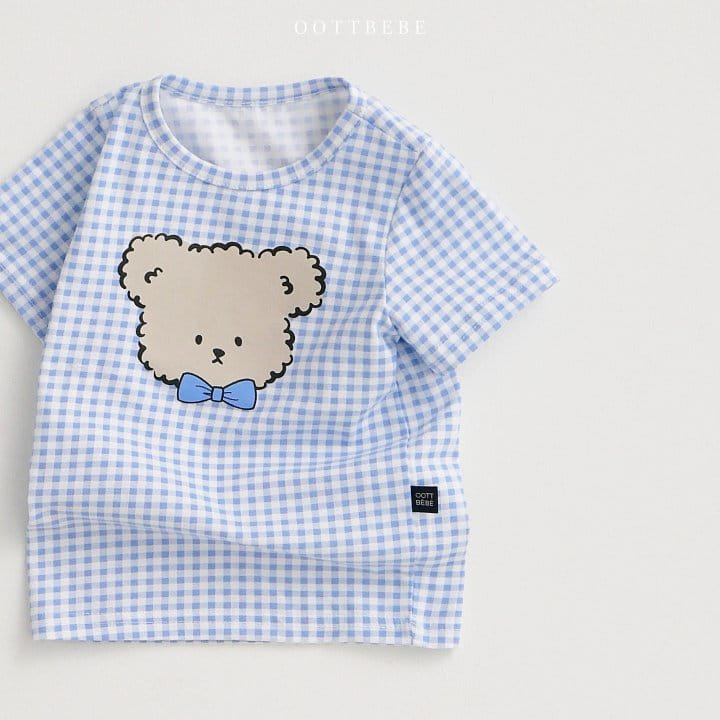 Oott Bebe - Korean Children Fashion - #fashionkids - Oott Check Easy Wear - 10