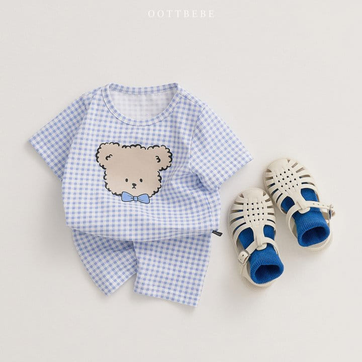 Oott Bebe - Korean Children Fashion - #magicofchildhood - Oott Check Easy Wear - 2