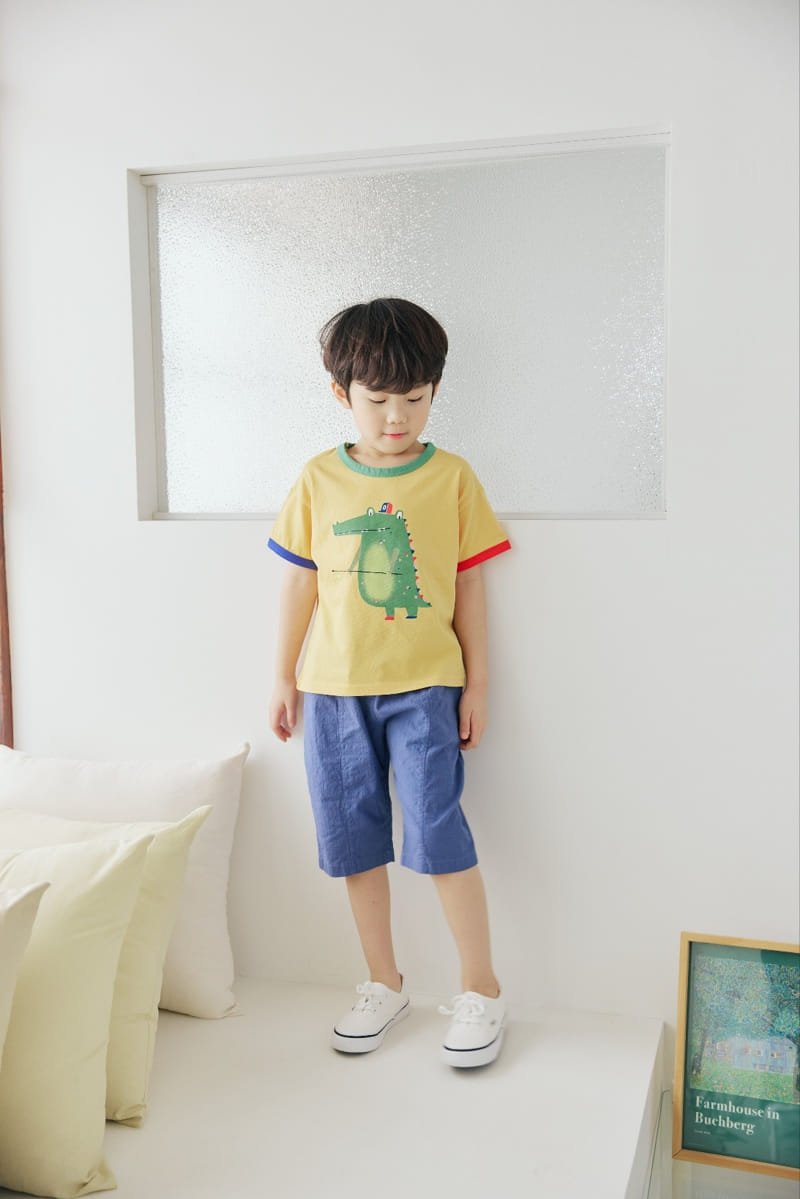 Orange Mom - Korean Children Fashion - #Kfashion4kids - Span Baggy Cropped Shorts  - 2