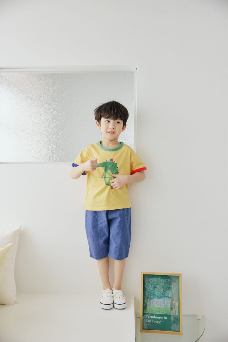 Orange Mom - Korean Children Fashion - #kidzfashiontrend - Span Baggy Cropped Shorts 