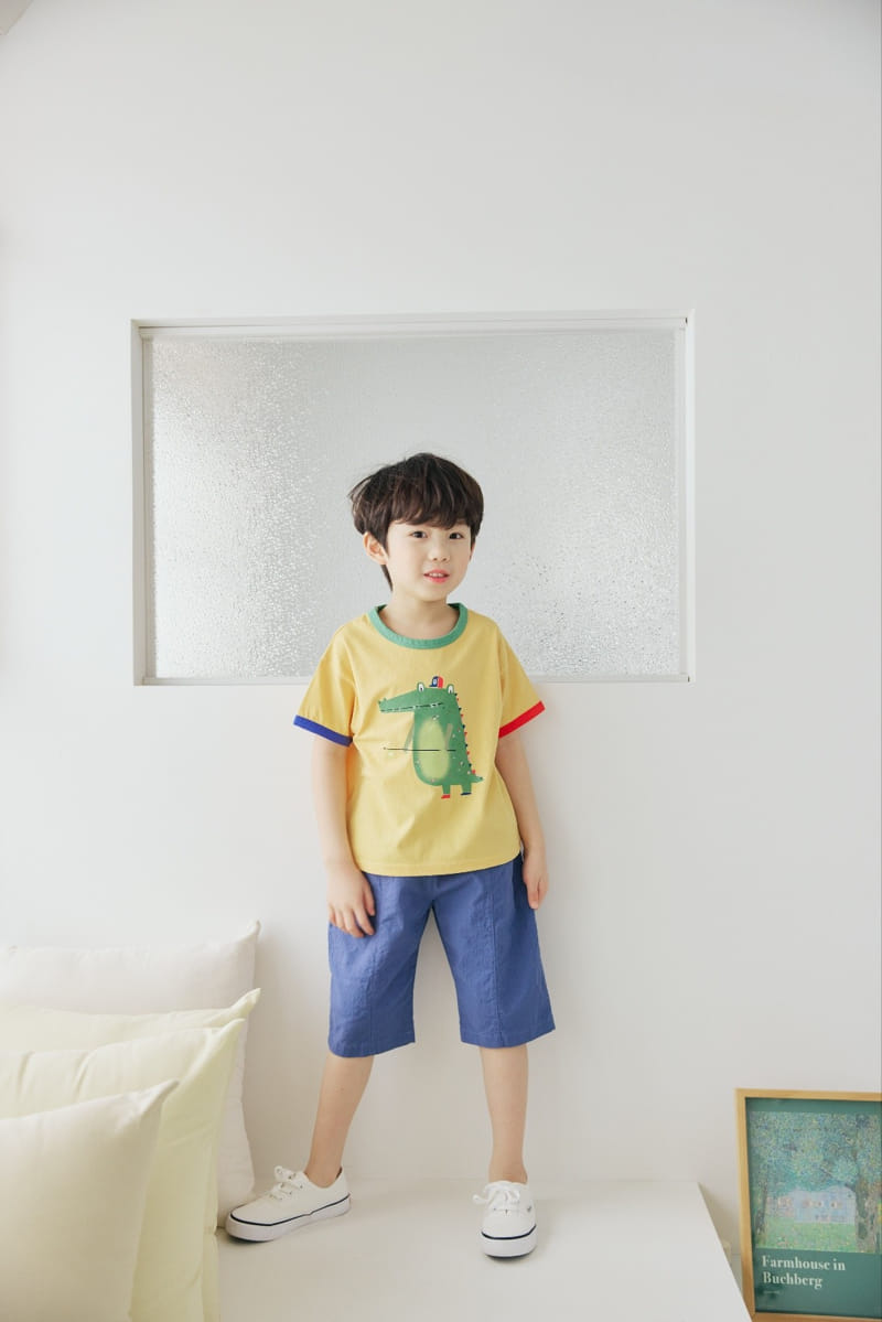 Orange Mom - Korean Children Fashion - #littlefashionista - Span Baggy Cropped Shorts  - 4