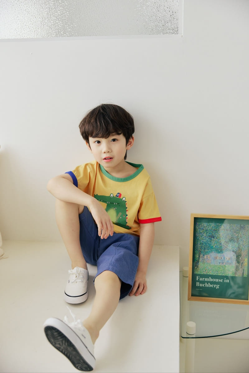 Orange Mom - Korean Children Fashion - #minifashionista - Span Baggy Cropped Shorts  - 5