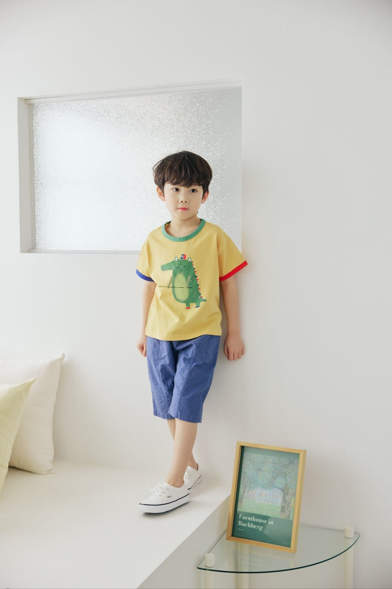 Orange Mom - Korean Children Fashion - #prettylittlegirls - Span Baggy Cropped Shorts  - 6