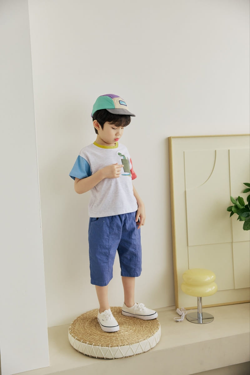 Orange Mom - Korean Children Fashion - #todddlerfashion - Span Baggy Cropped Shorts  - 7