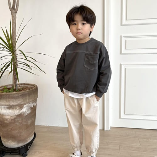 P.o.m - Korean Children Fashion - #childofig - Pocket Sweatshirt