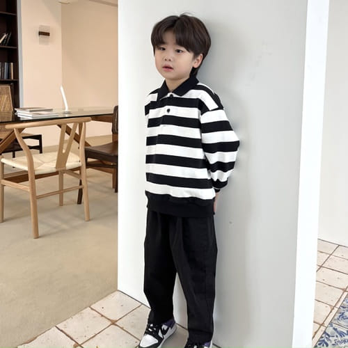 P.o.m - Korean Children Fashion - #childofig - ST Collar Sweatshirt