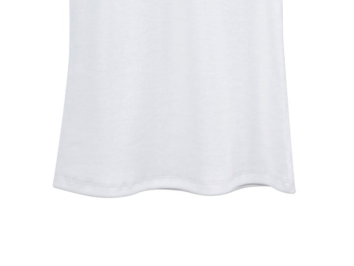 Paper Moon - Korean Women Fashion - #momslook - Sleeveless Rib Jersey Tank Top  - 11