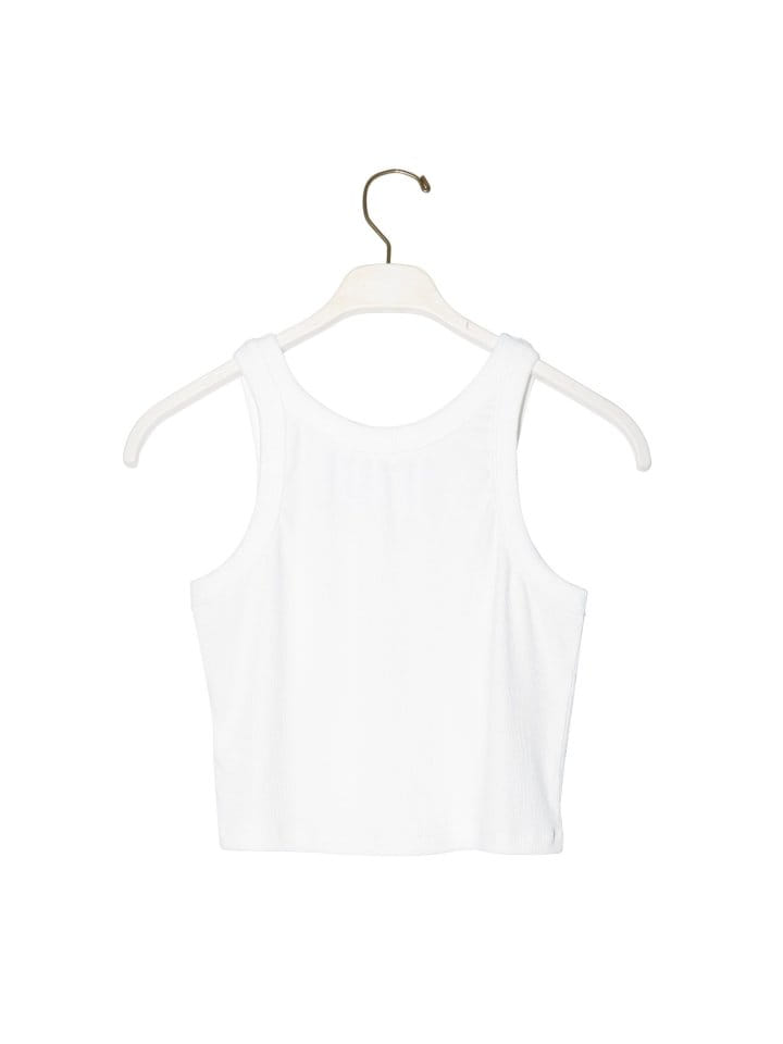 Paper Moon - Korean Women Fashion - #momslook - Ribbed Cropped Tank Sleeveless Top - 9